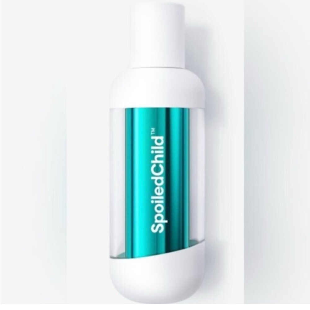 Spoiled Kids Bath & Skin Bottle - Teal and White